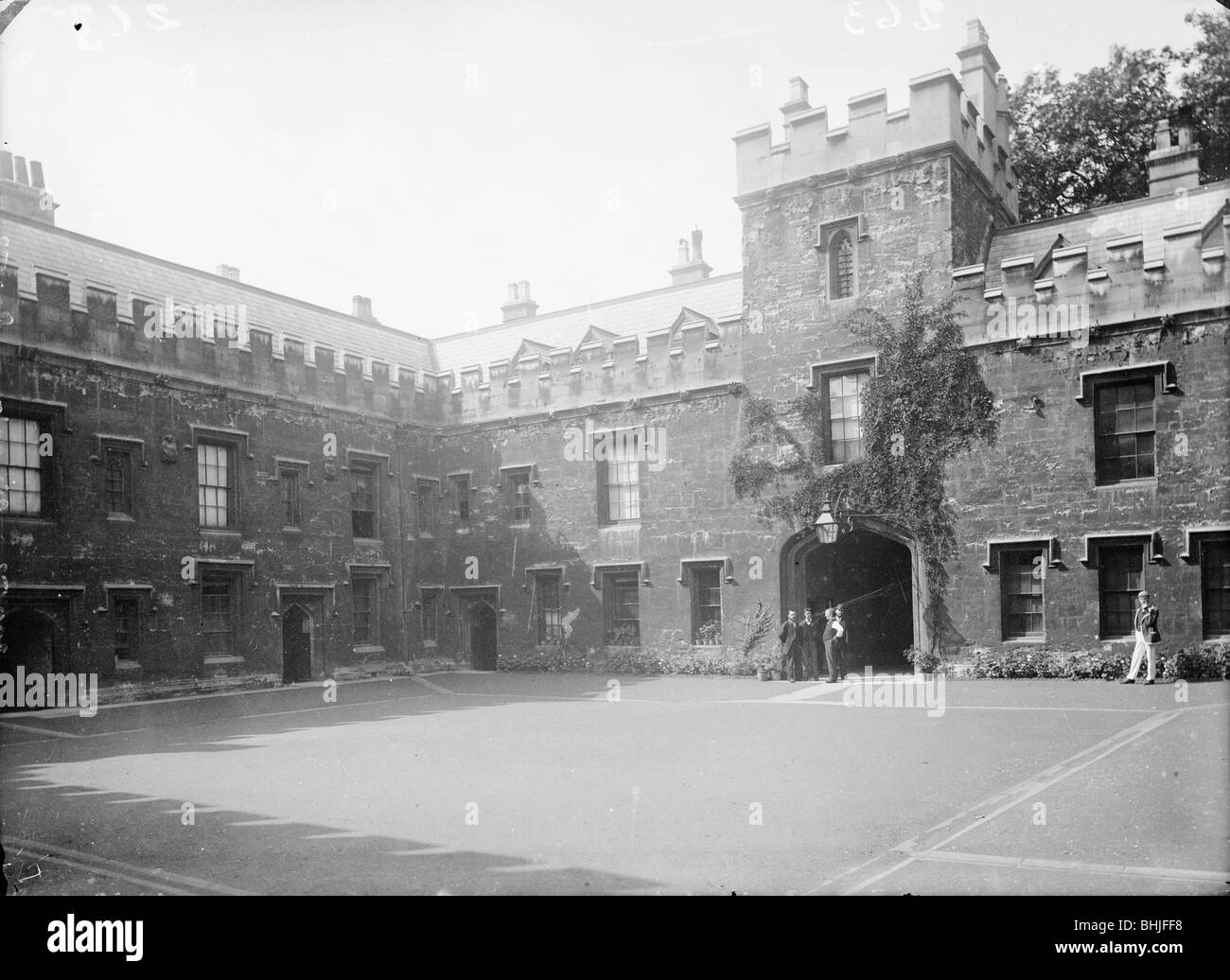 Lincoln College, Oxford University, Oxfordshire, C1860-c1922. Artista: Henry Taunt Foto Stock