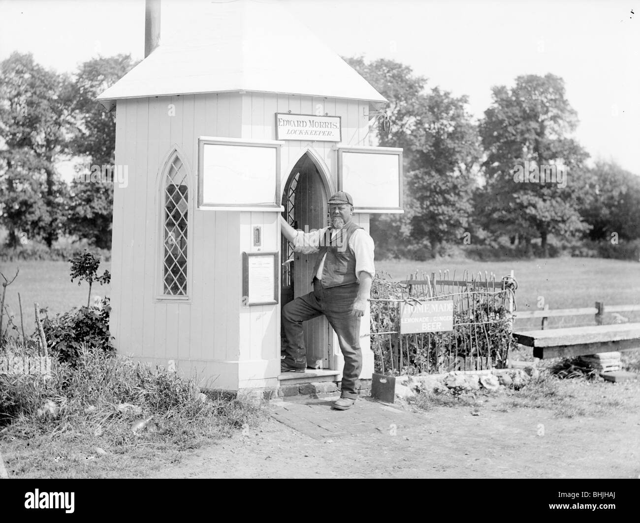 Bray serratura, Bray, Berkshire, C1860-c1922. Artista: Henry Taunt Foto Stock