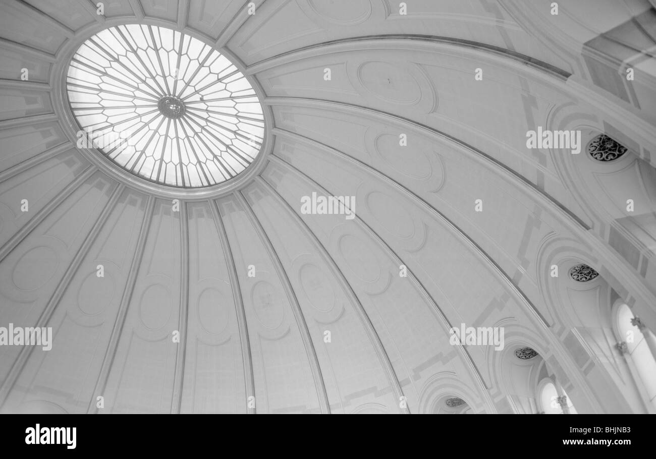 Soffitto a cupola della sala lettura, British Museum di Londra, 1945-1980. Artista: Eric de Maré Foto Stock