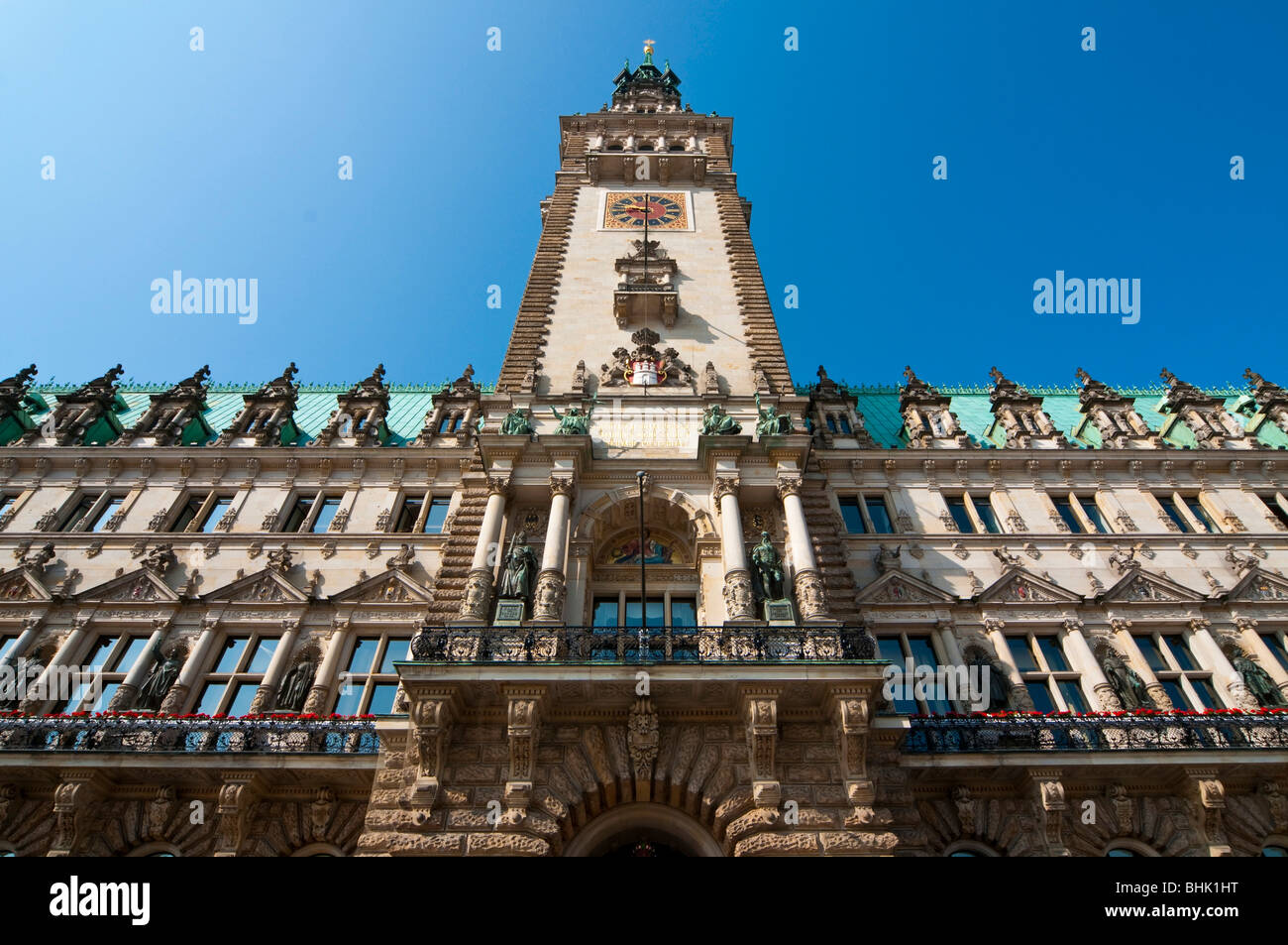 Il Rathaus, Amburgo, Deutschland | Guild Hall, Amburgo, Germania Foto Stock