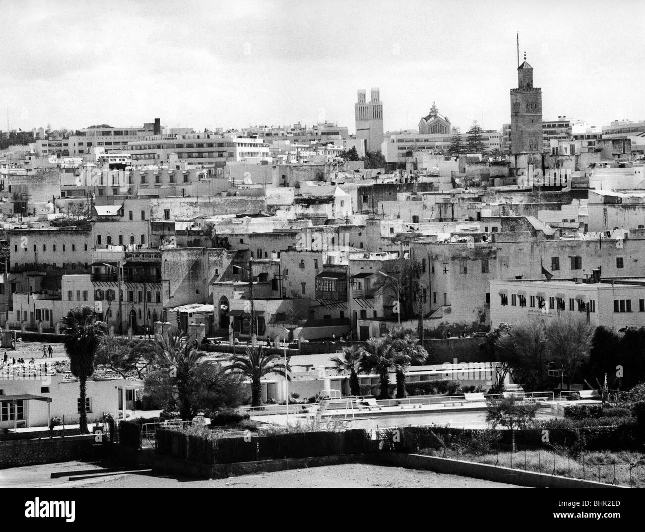Geografia / viaggio, Marocco, Rabat, viste della città / paesaggi della città, vista della città, 1960s, Foto Stock