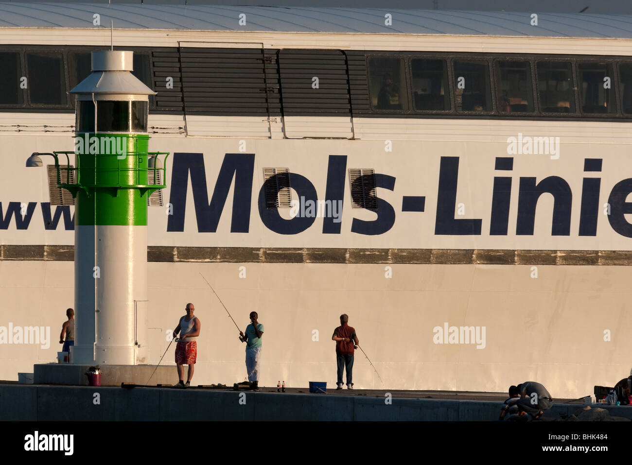 Un Mols-Linien highspeed nave. Foto Stock