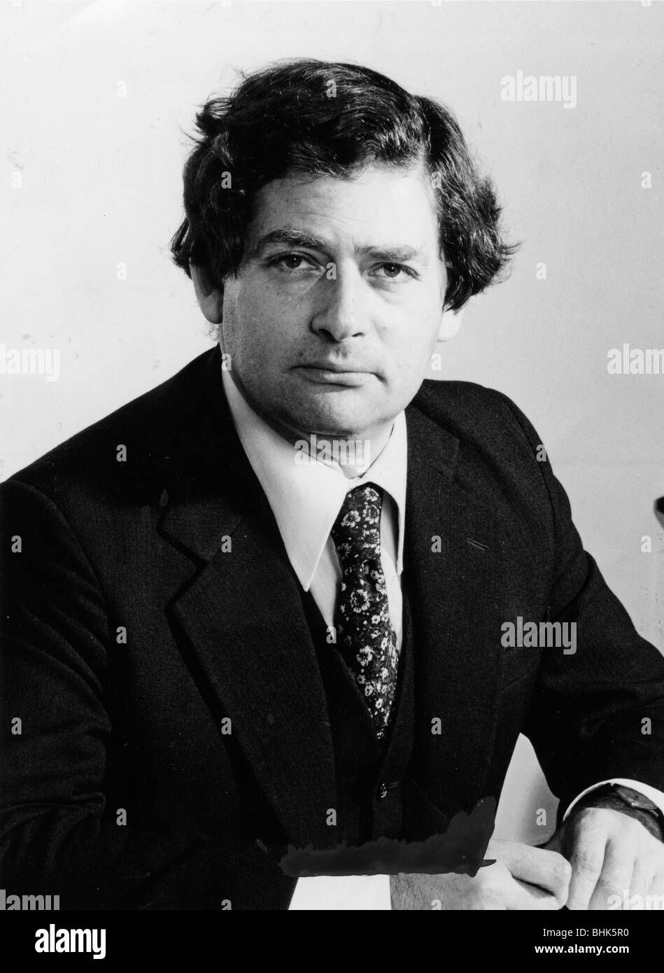 Nigel Lawson (1932- ), britannico, il Cancelliere dello scacchiere 1983-1989. Artista: sconosciuto Foto Stock