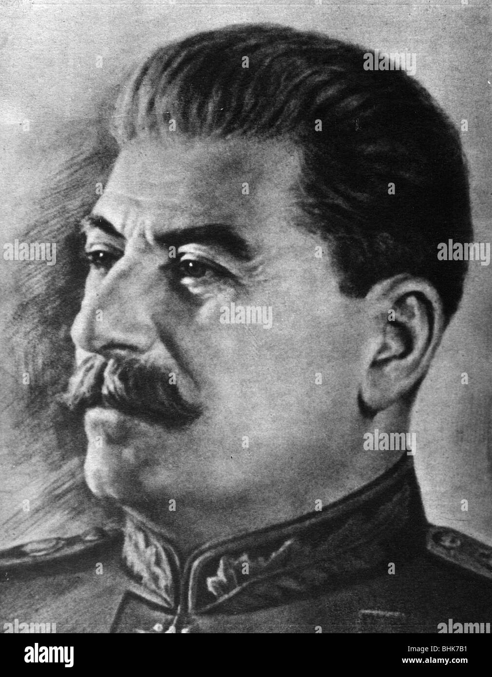 Joseph Stalin (1879-1953). Artista: sconosciuto Foto Stock