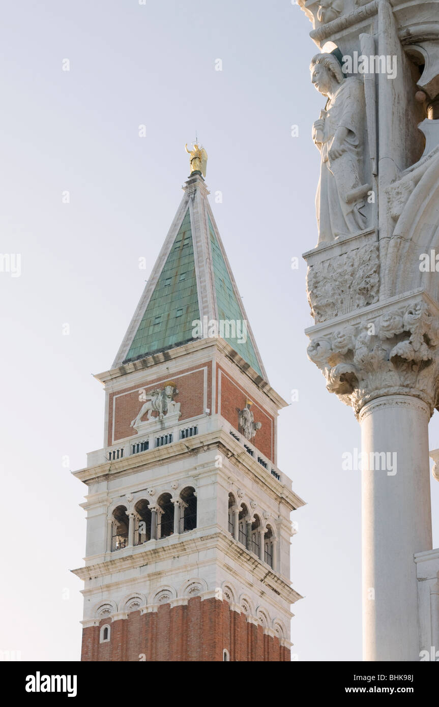 Il campanile di San Marco, Venezia (Venezia), l'UNESCO, veneto, Italia Foto Stock