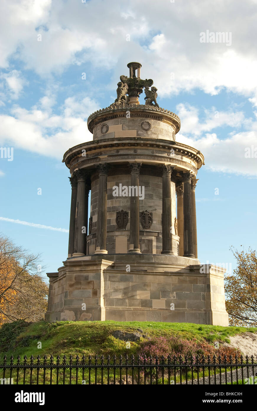 Monumento di Burns, Regent Road, Edimburgo Foto Stock