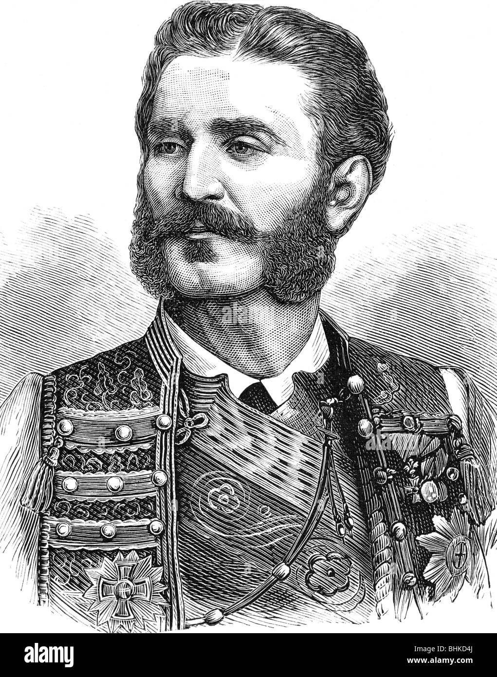 Nicola i, 25.9.1841 - 1.3.1921, Principe di Montenegro, Foto Stock
