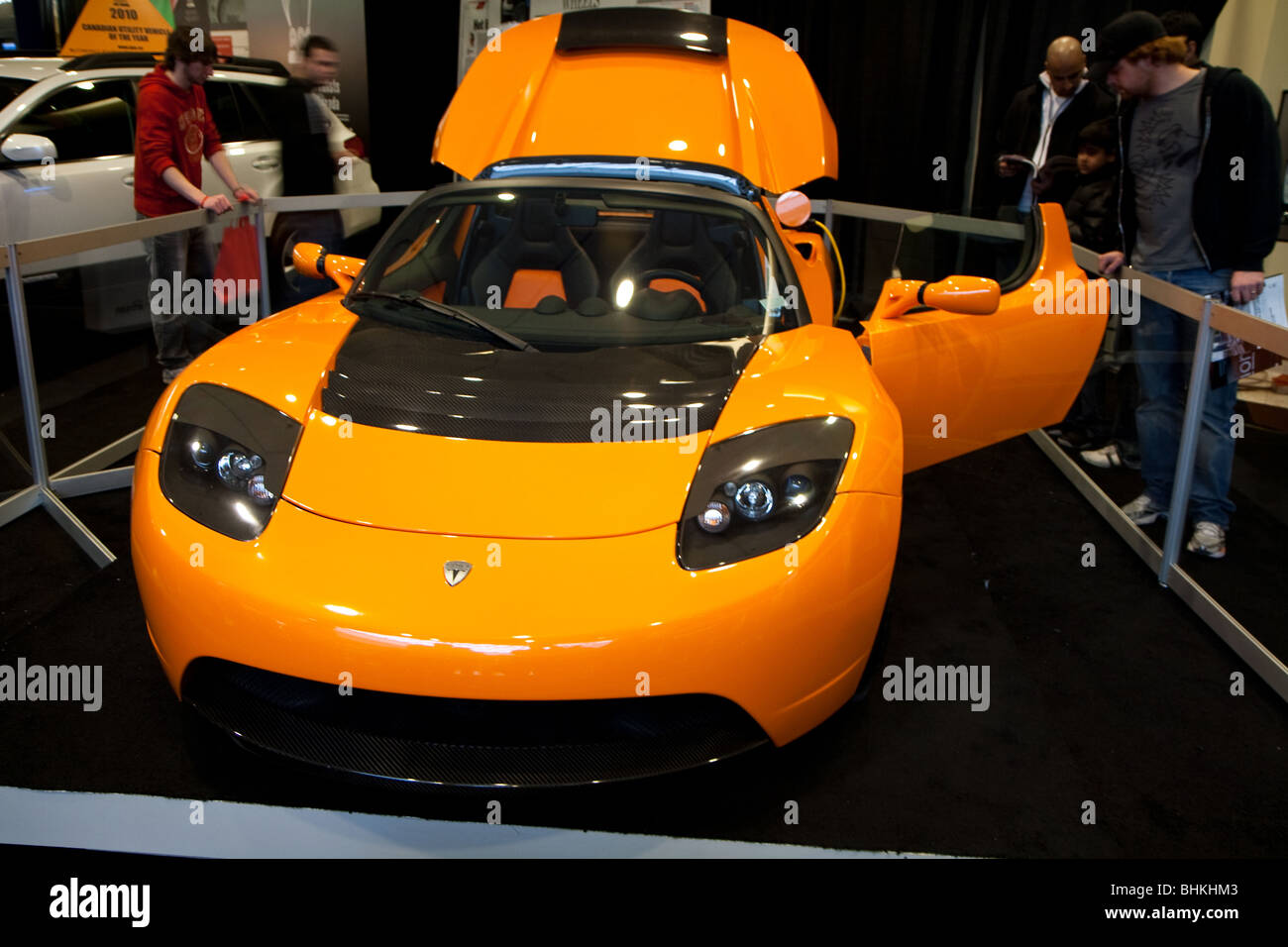 Arancio auto esotiche Foto Stock