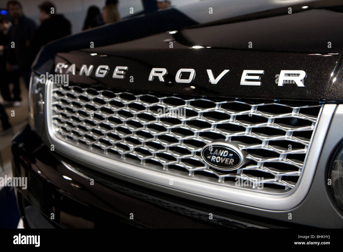 Distintivo Griglia Anteriore Ovale Ovale Range Rover Nero E - Foto 10