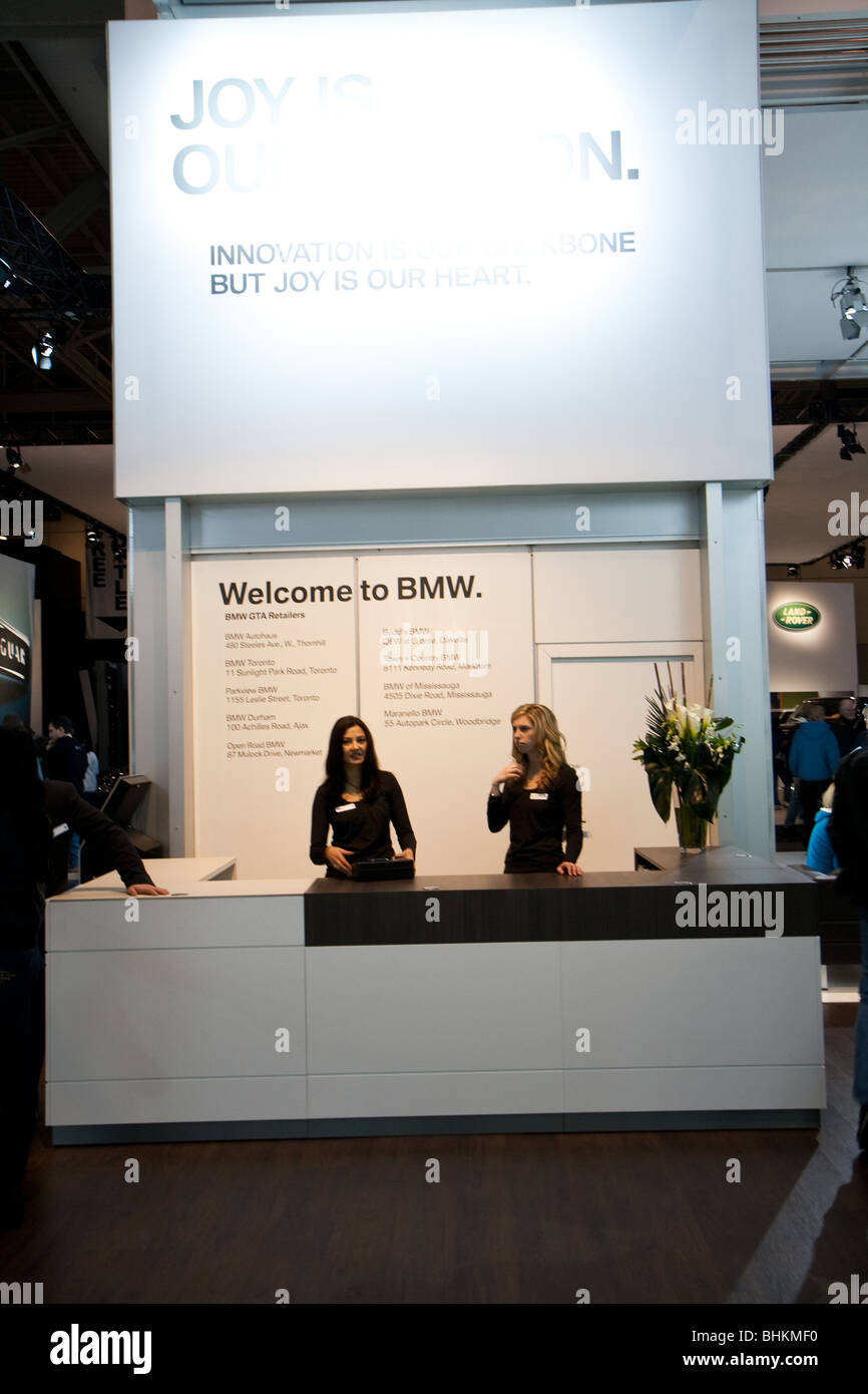 Stand BMW 'auto show" "car show" Foto Stock