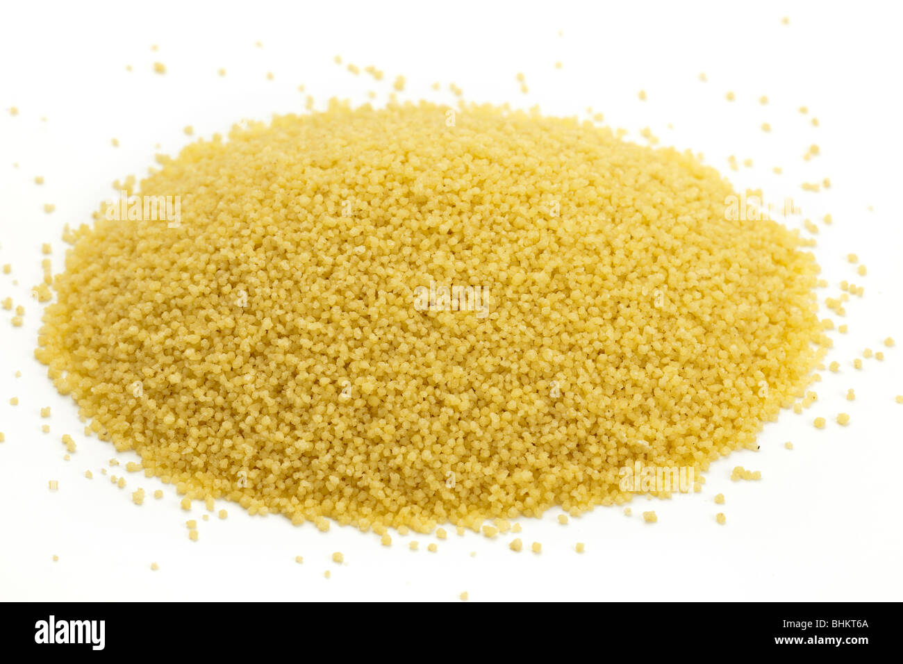 Pila di couscous crudo Foto Stock