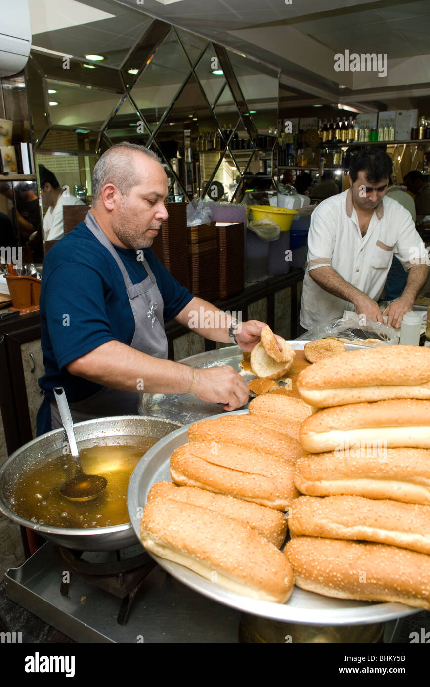 Negozio di dolci in Libano Medio Oriente Asia Foto Stock