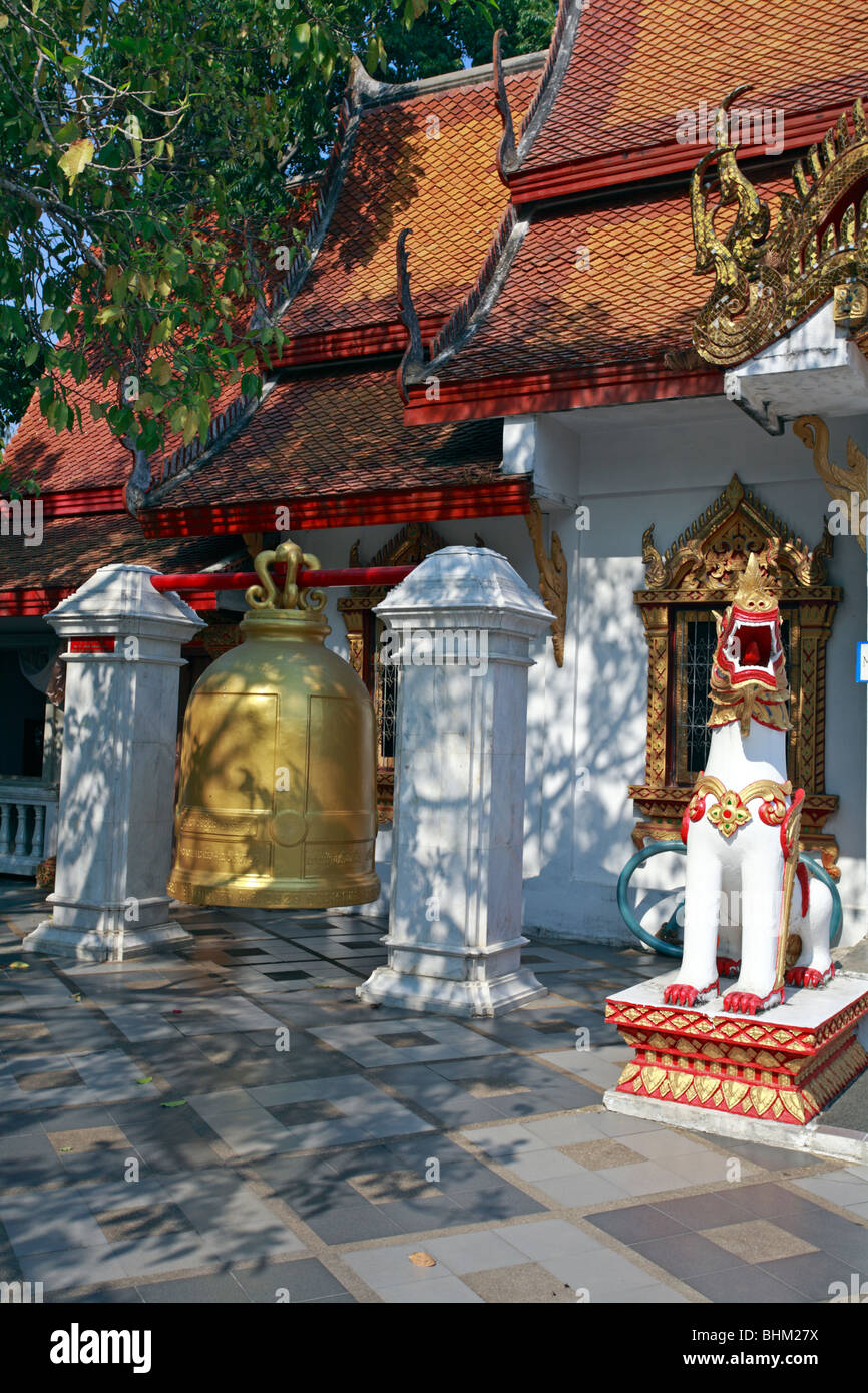 Tempio di Chiang Mai nel nord della Thailandia del sud-est asiatico Foto Stock
