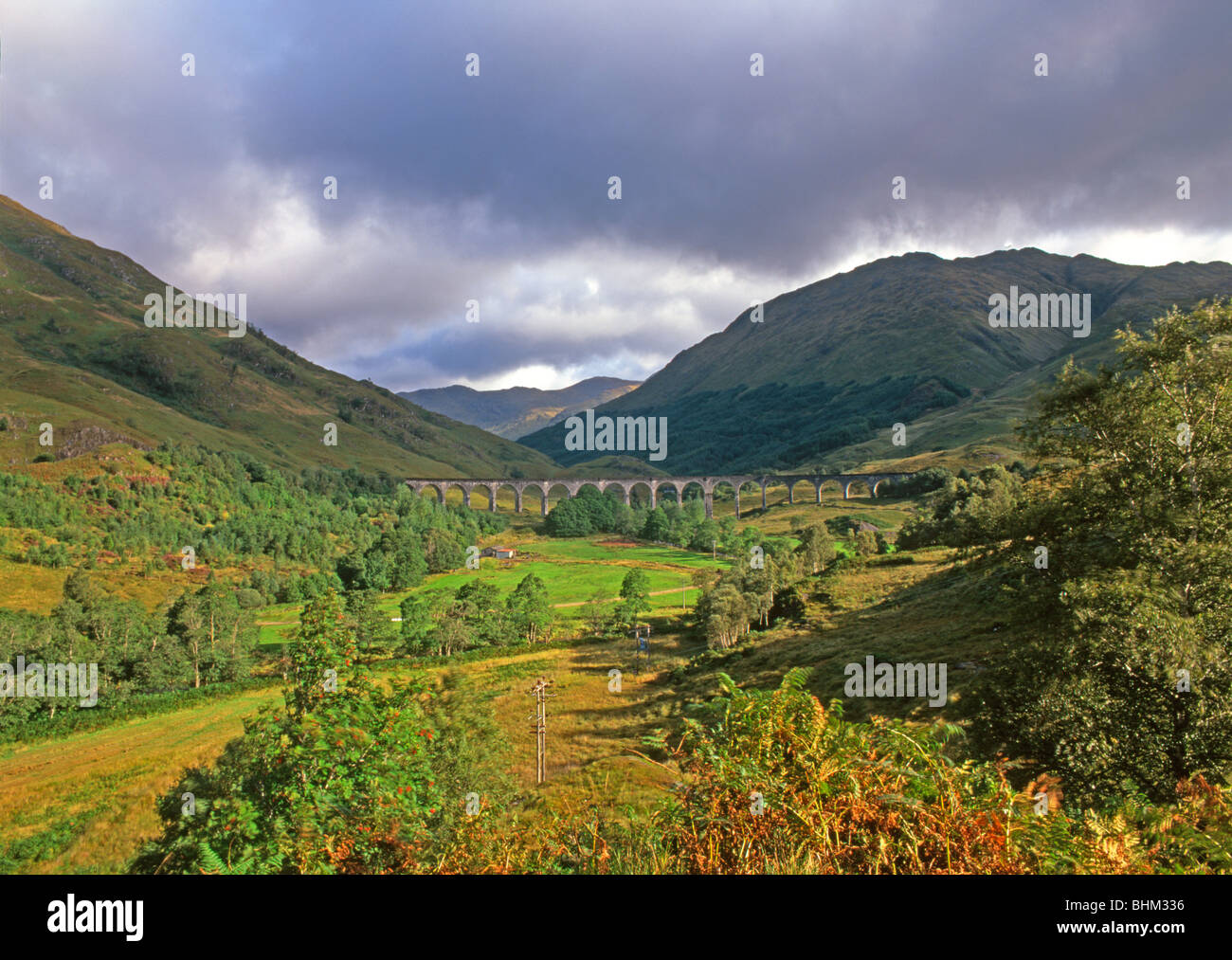 Viadotto Glenfinnan Foto Stock