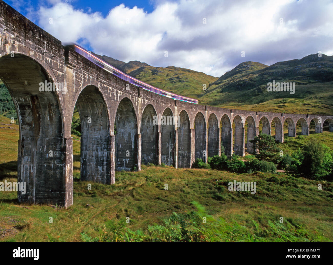 Viadotto Glenfinnan Foto Stock