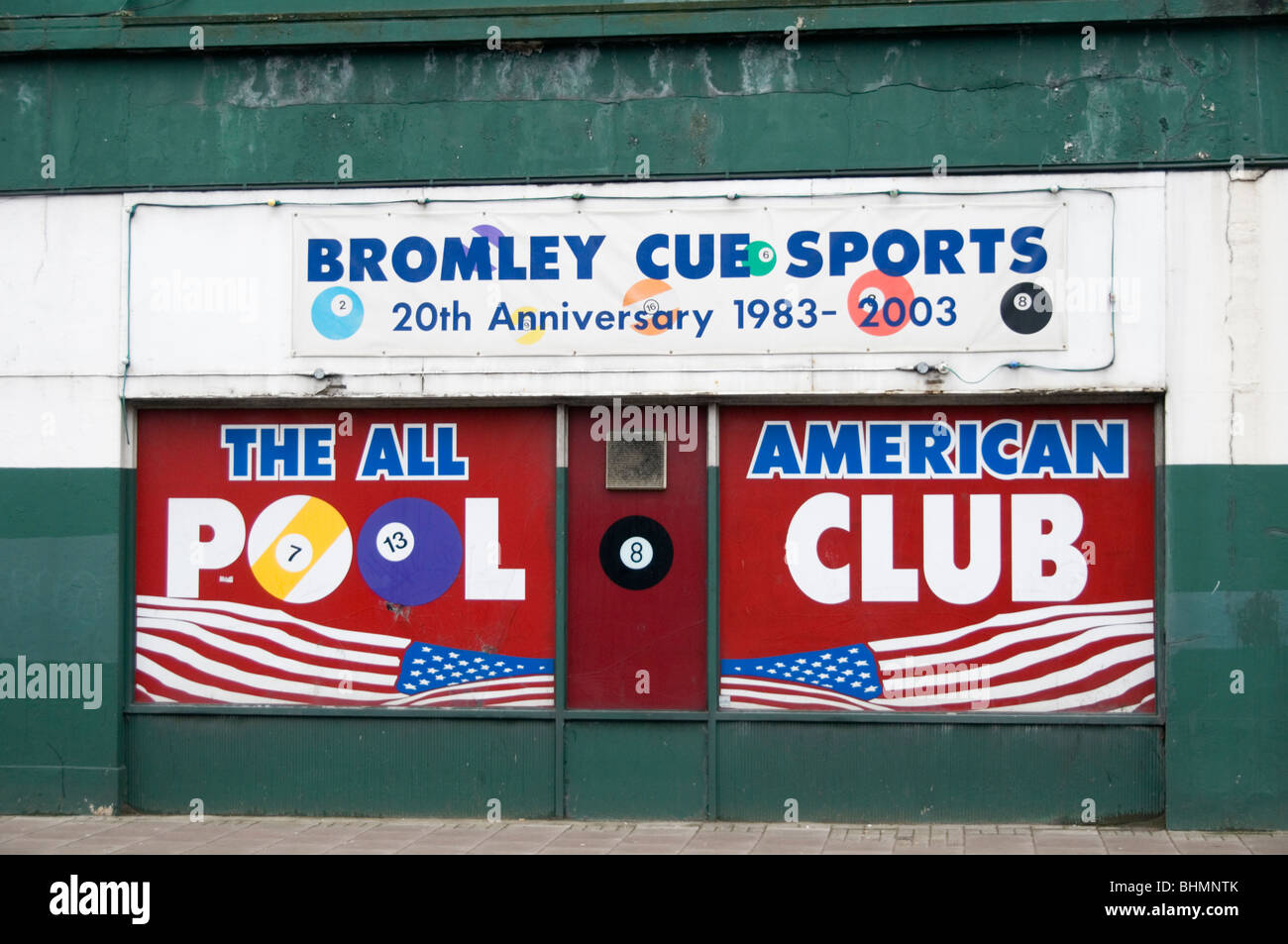 Bromley Cue Sports, Bromley, Londra del sud Foto Stock