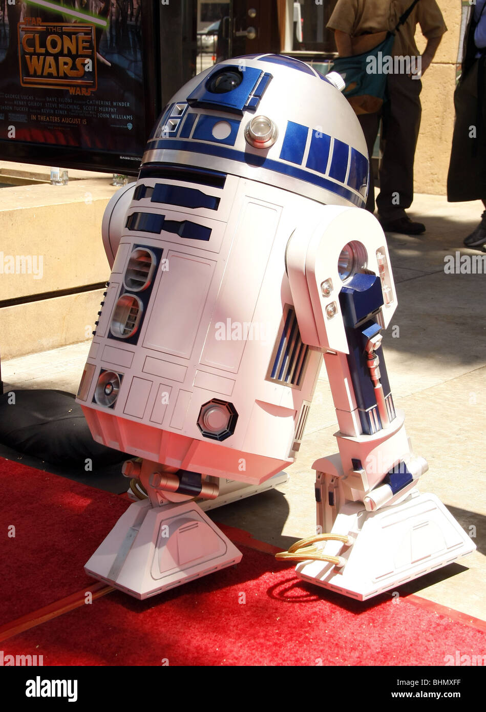 R2D2 Star Wars: The Clone Wars U.S. PREMIERE HOLLYWOOD LOS ANGELES STATI UNITI D'AMERICA 10 Agosto 2008 Foto Stock