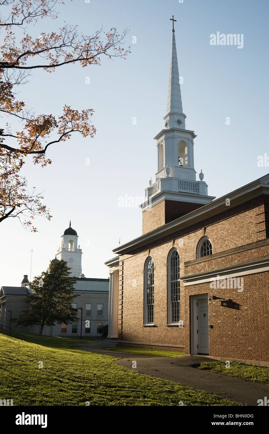 Acadia University Wolfville chiesa Nova Scotia Canada Foto Stock