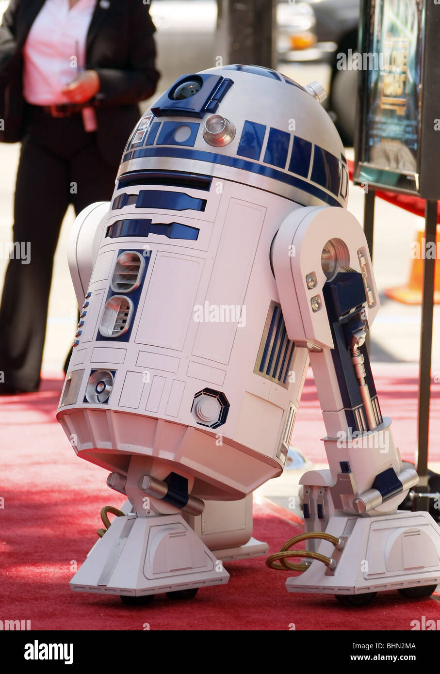 R2D2 Star Wars: The Clone Wars U.S. PREMIERE HOLLYWOOD LOS ANGELES STATI UNITI D'AMERICA 10 Agosto 2008 Foto Stock