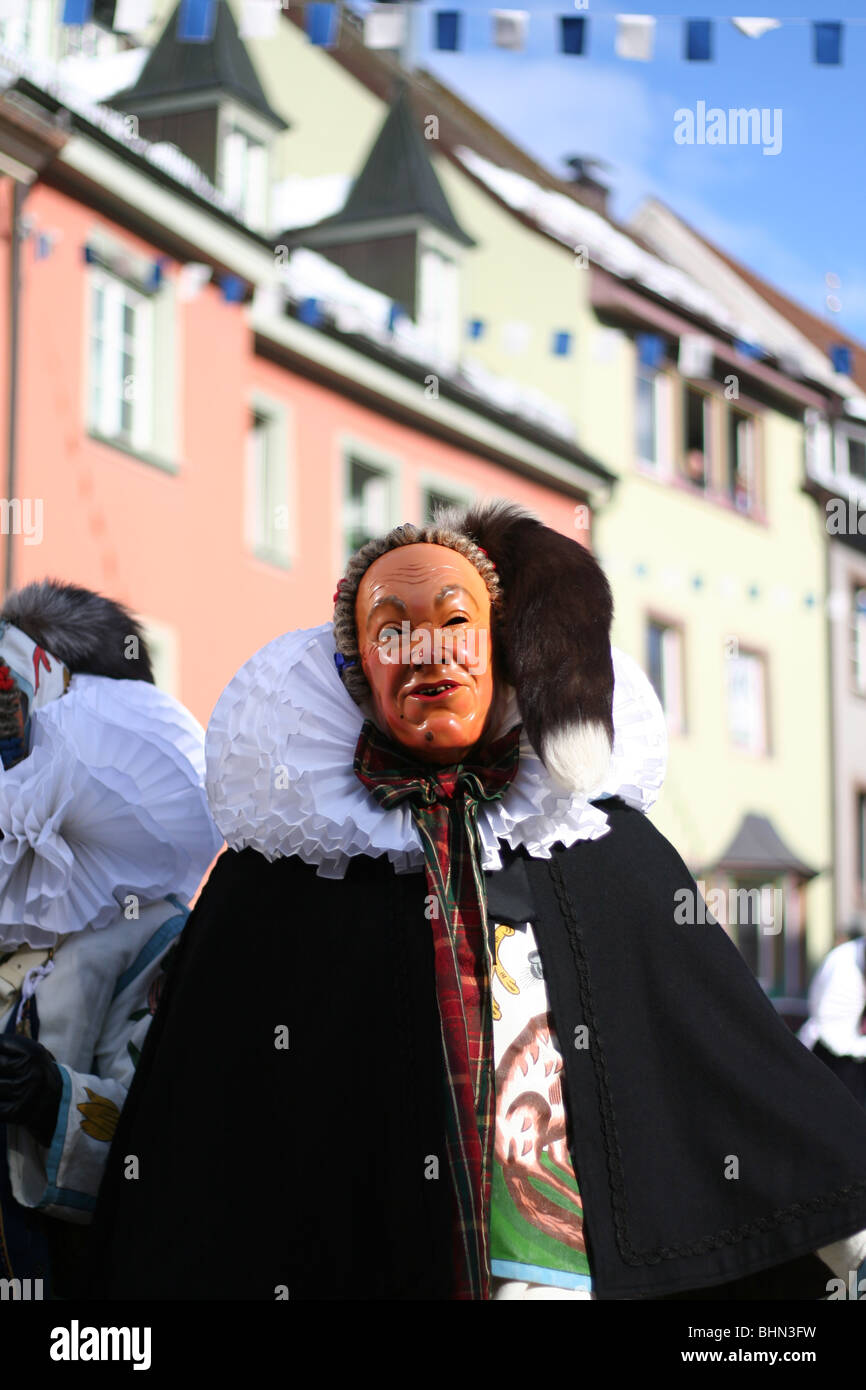 Carnevale Swabian-Alemannic 'Fasnet' in Villingen, Germania meridionale Foto Stock