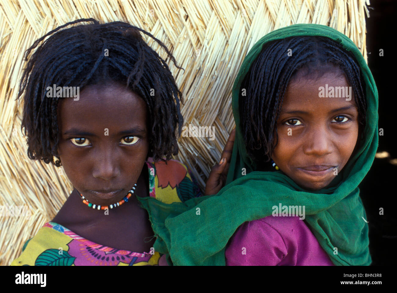 Ragazze etiope, Etiopia Foto Stock