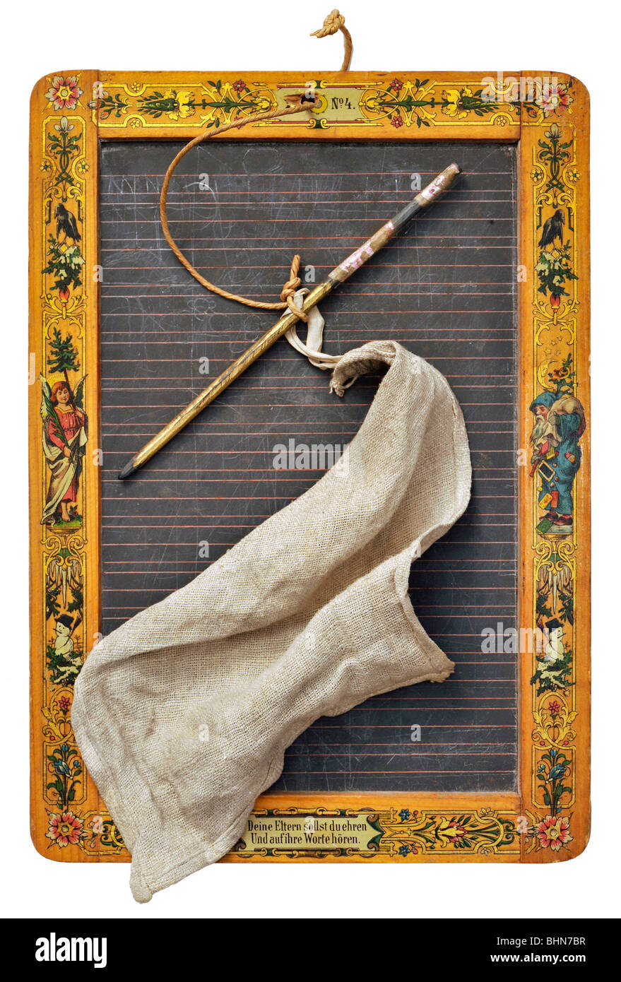 Istruzione, scuola, tavoletta di scrittura, Germania, circa 1890, Foto Stock