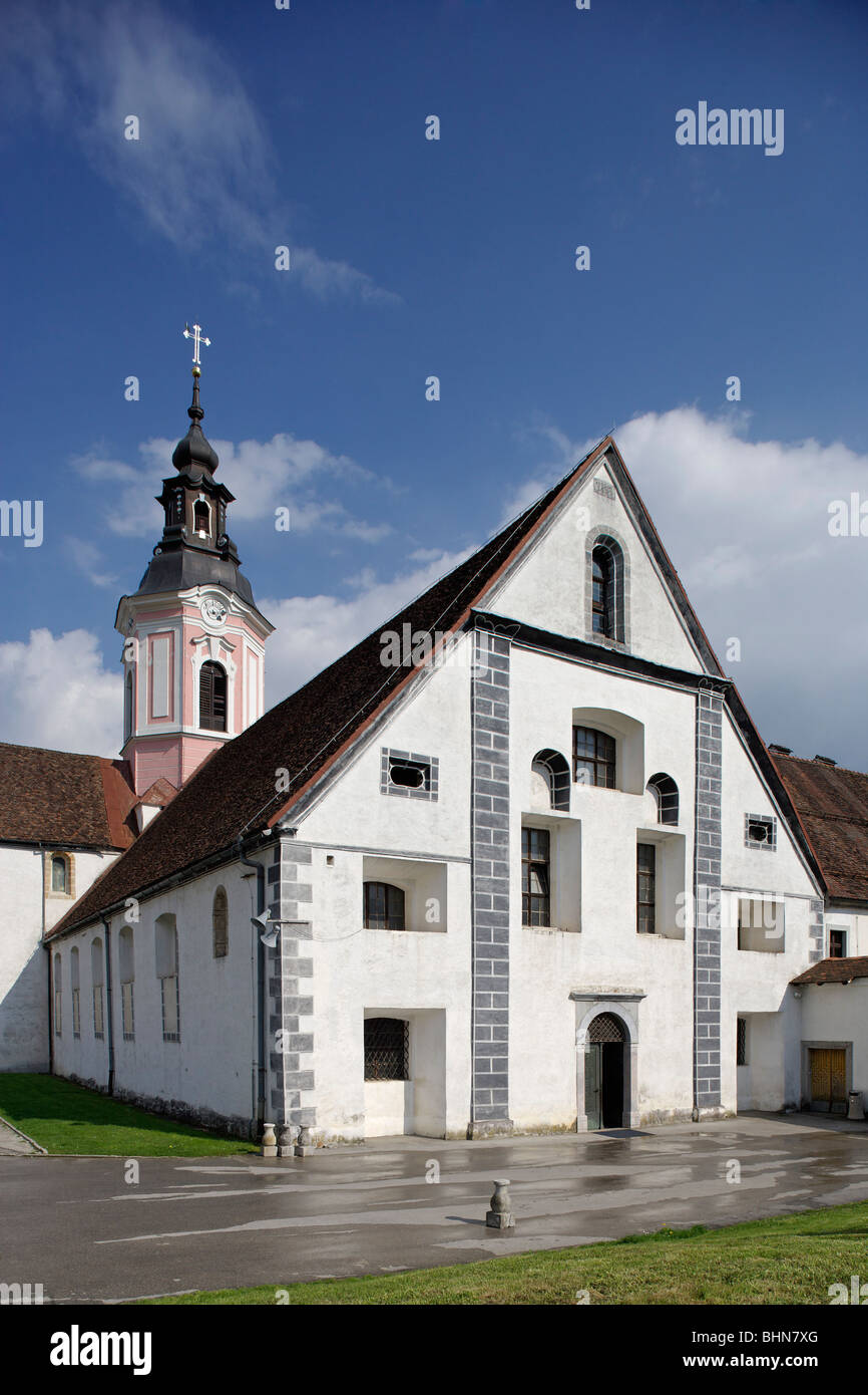 Stiski ( Sticna) Monastero,stabilito nel 1136,monastero cistercense,chiesa abbaziale,di origine romanica,stile barocco,Slovenia Foto Stock