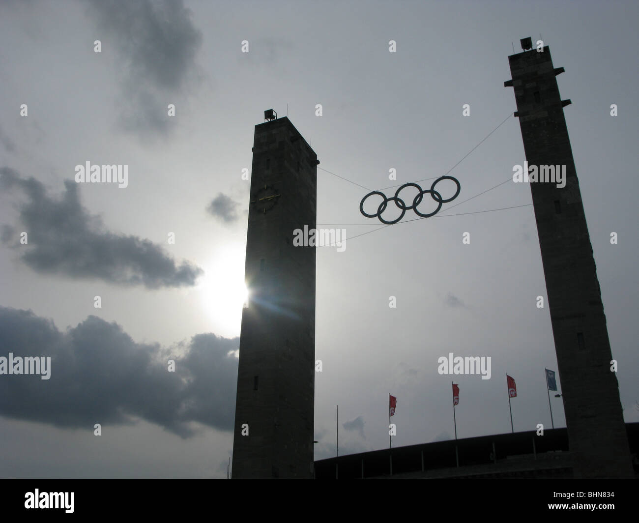 Lo Stadio Olimpico di Berlino, Germania Berlino Germania capitale tedesca Foto Stock
