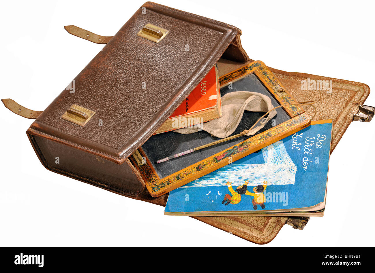 Istruzione, scuola, borsa scolastica, Germania, 1955, Foto Stock