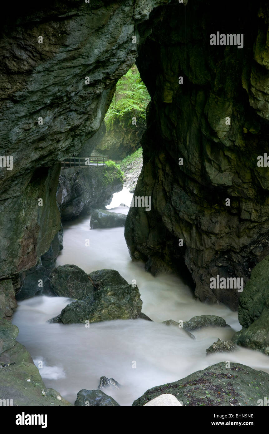 Geografia / viaggi, Austria Vorarlberg, Dornbirn, Guetle, Rappenlochschlucht, Additional-Rights-Clearance-Info-Not-Available Foto Stock