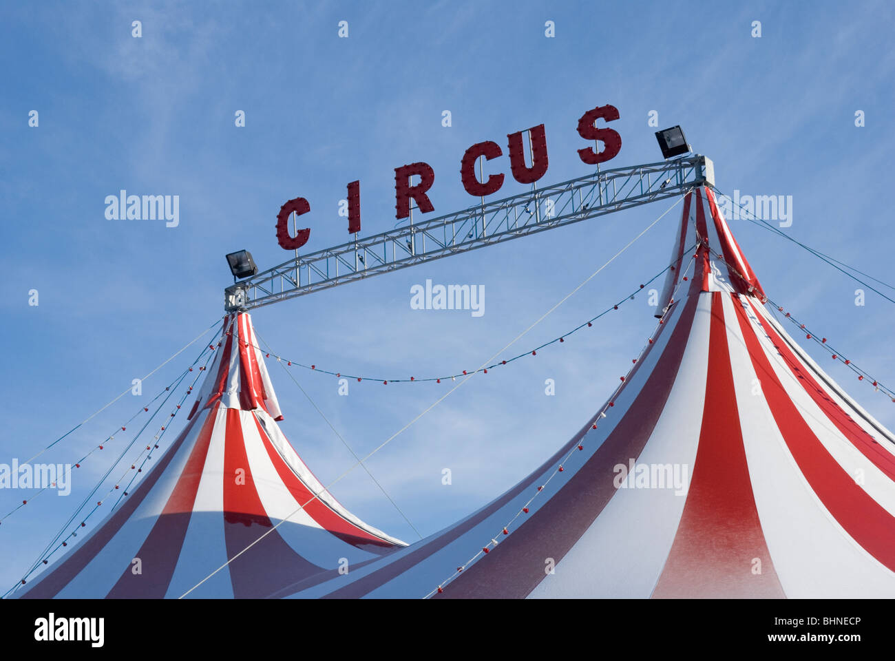 tendone di circo Foto Stock