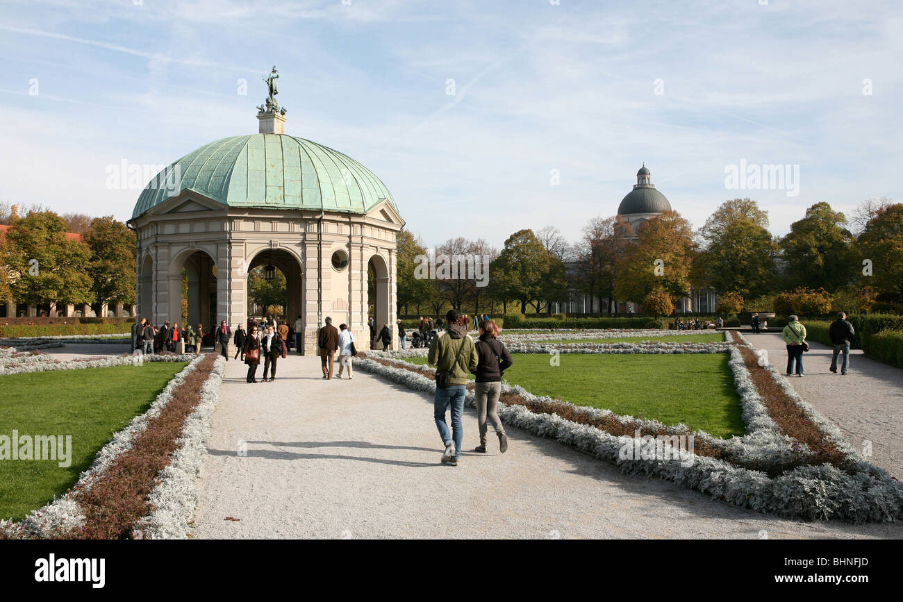 Hofgarten, Pavilion, Monaco di Baviera, Germania Hofgarten, Pavillon, München, Bayern, Deutschland Foto Stock