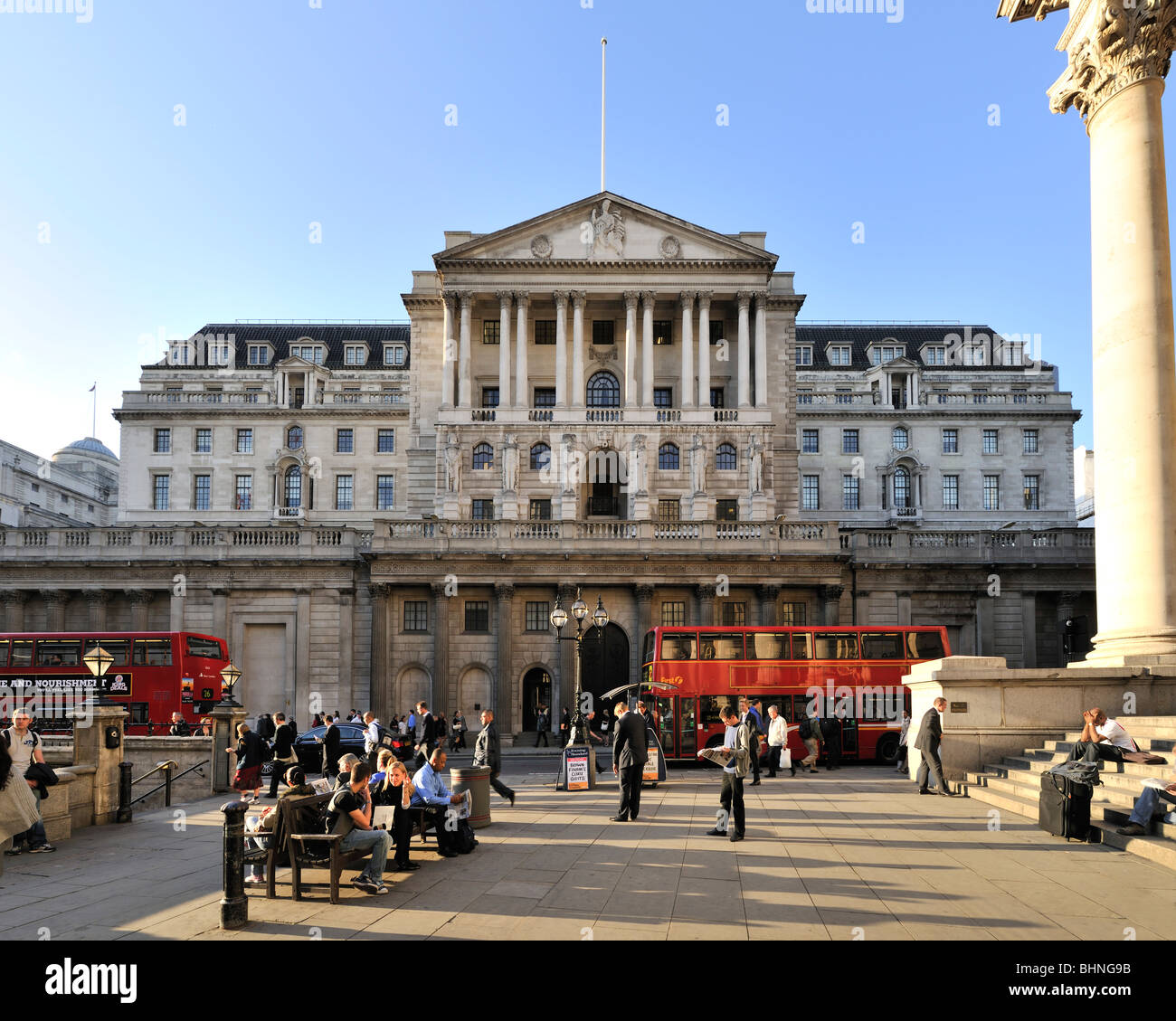 Banca d'Inghilterra sede di Londra Foto stock - Alamy