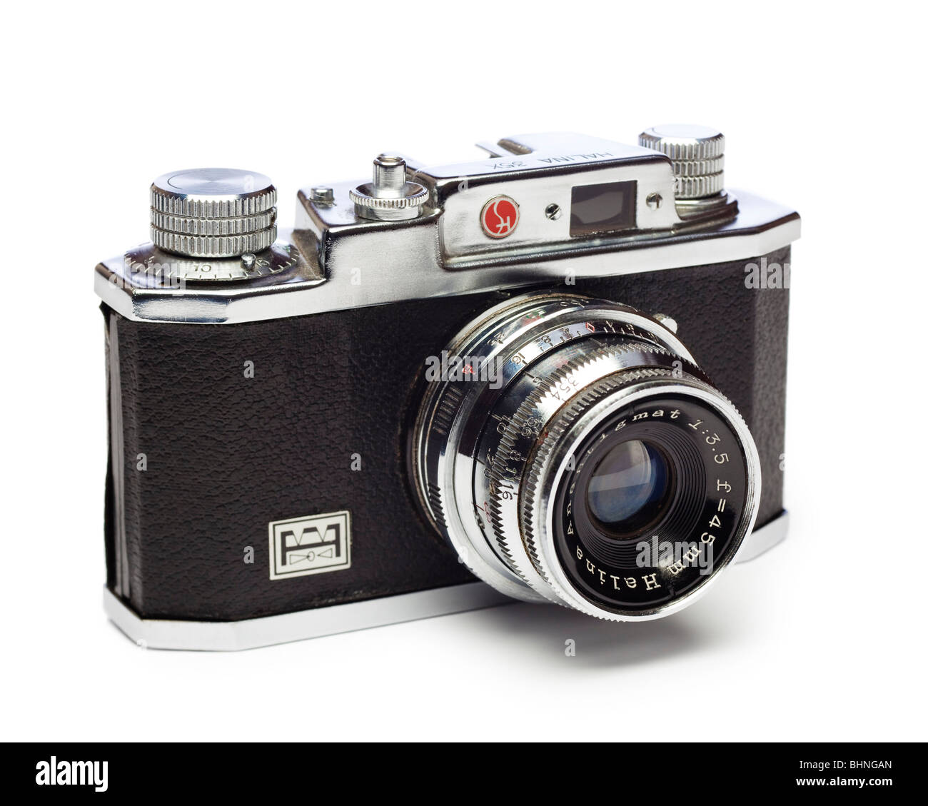 Vecchia fotocamera vintage - Halina 35x telemetro fotocamera a pellicola Foto Stock