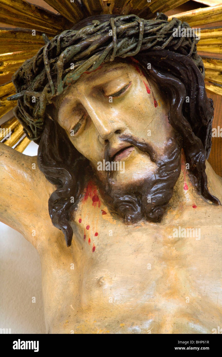 Gesù Cristo sulla croce Foto Stock