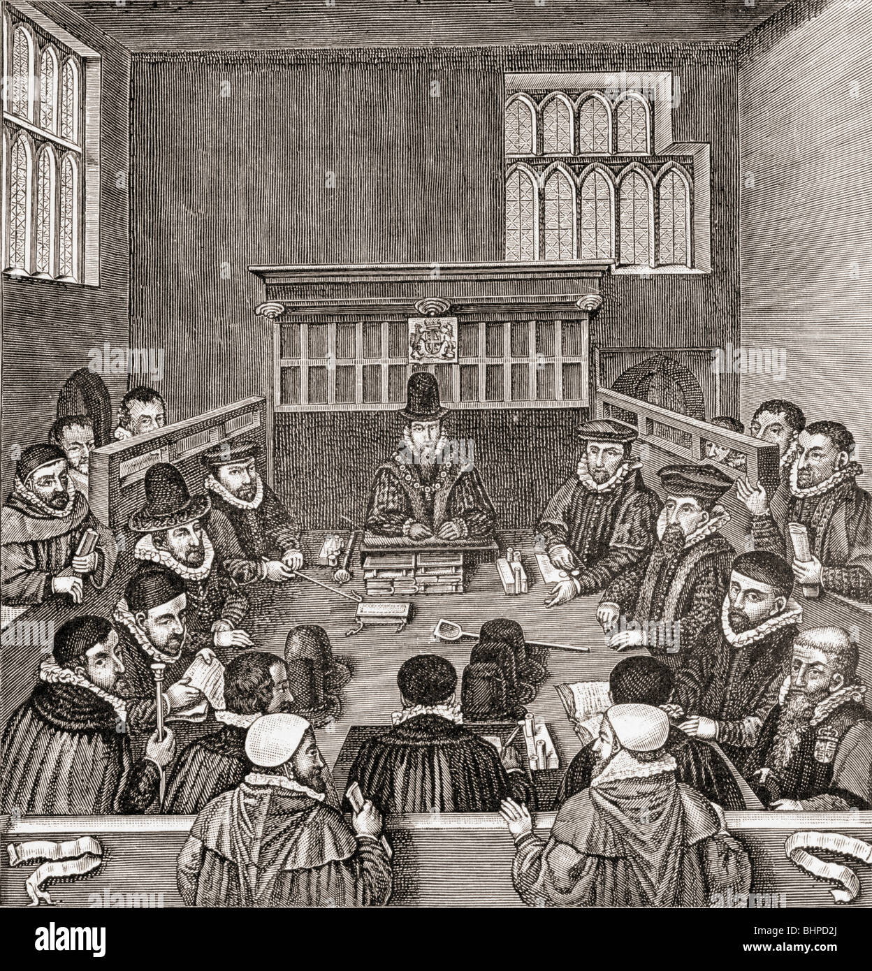 Corte dei reparti e livree, c.1588 a 1598. Foto Stock