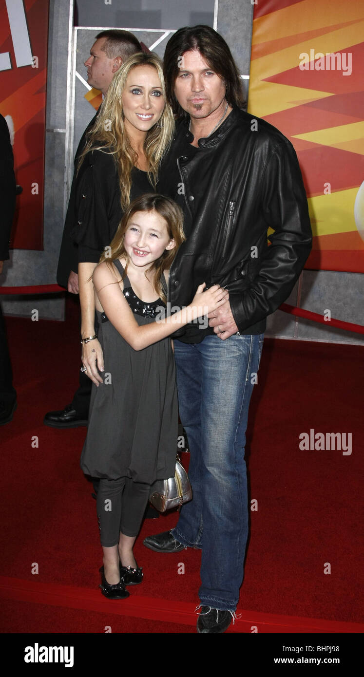 BILLY ray cyrus vite familiari PREMIERE MONDIALE HOLLYWOOD Los Angeles CA USA 17 Novembre 2008 Foto Stock