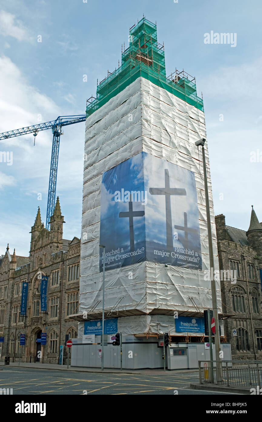 Nuovo uso di spazi pubblicitari Foto Stock