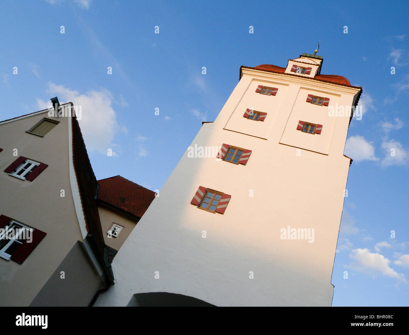 Città vecchia di Gundelfingen sul Danubio, Baviera, Germania Foto Stock