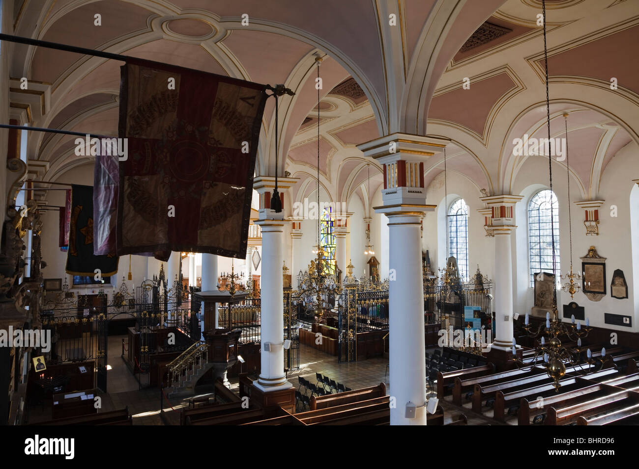 Interno del Derby Cathedral Chiesa di Tutti i Santi, Derby, Derbyshire, Inghilterra Foto Stock