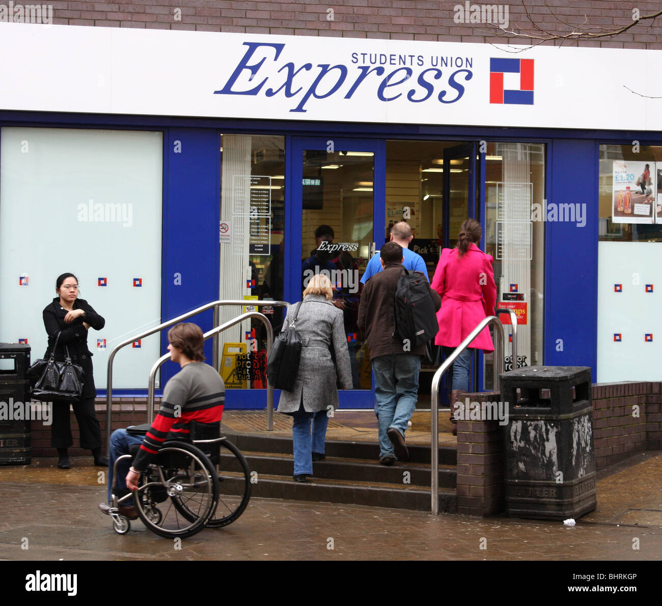 Una unione di studenti Express negozio di Nottingham, Inghilterra, Regno Unito Foto Stock