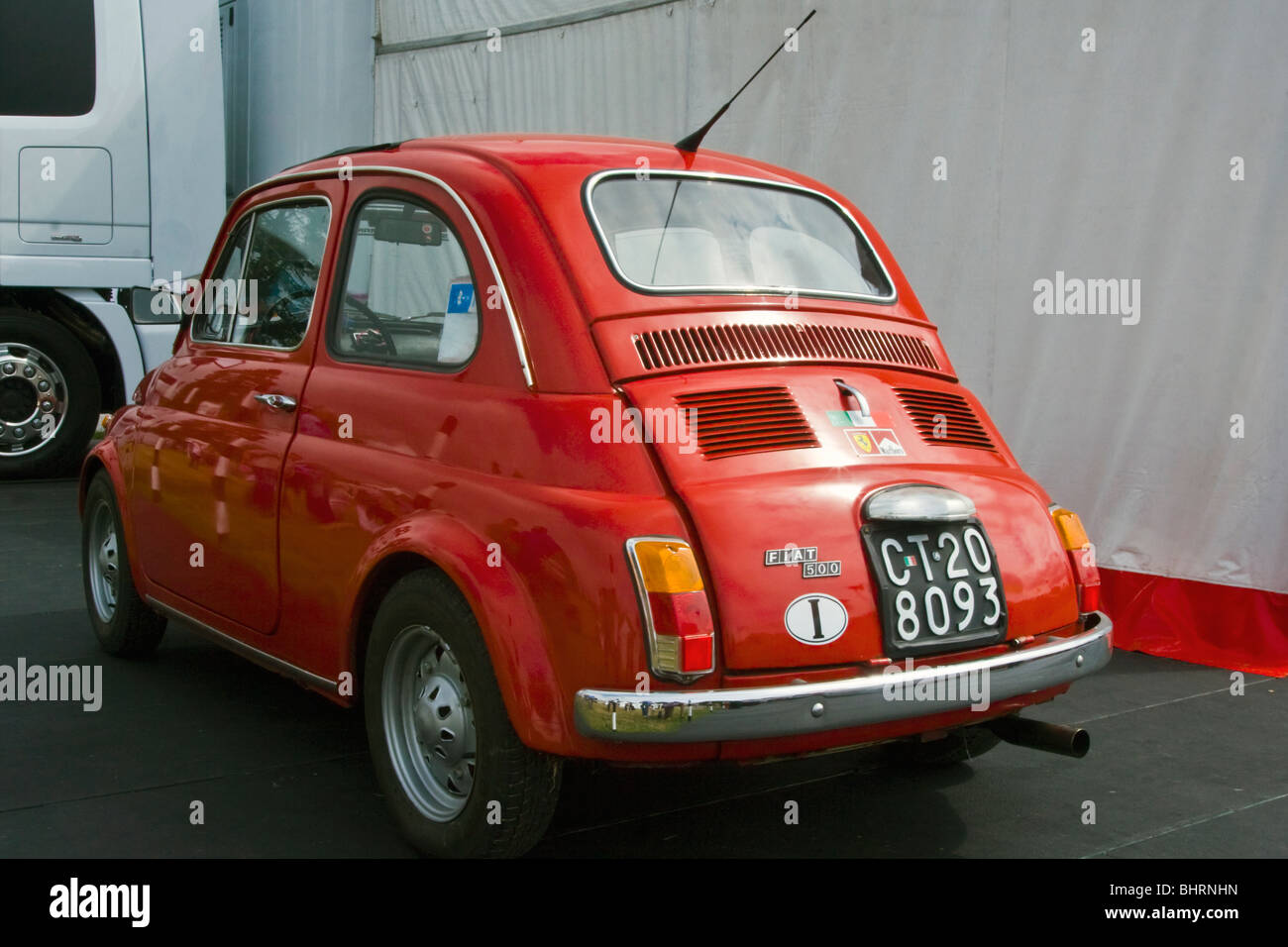 Fiat 500 Italiano prodotte tra il 1957 e il 1975. Foto Stock