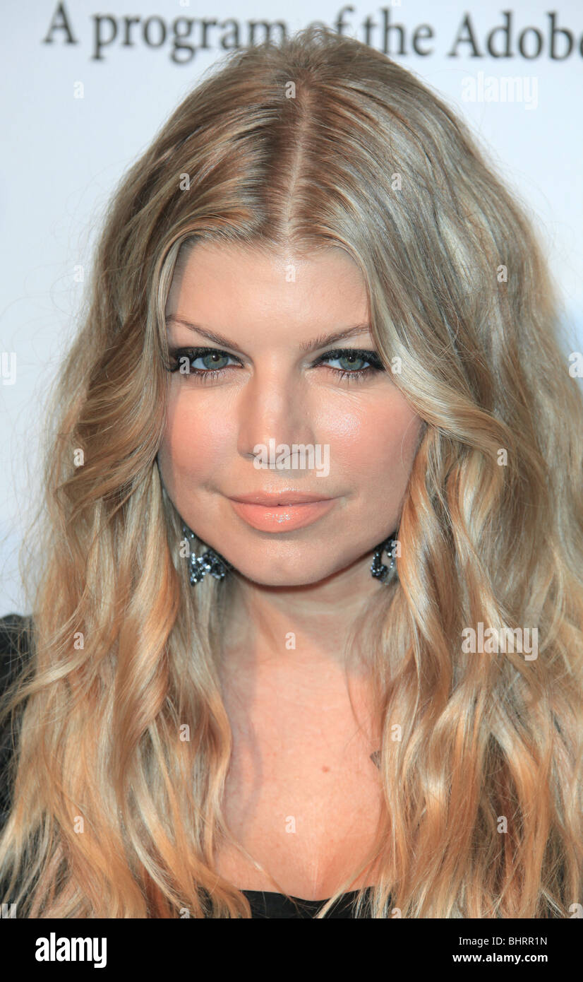FERGIE 5TH Annuale Black Eyed Peas PEAPOD FOUNDATION CONCERTO BENEFICO DOWNTOWN LOS ANGELES CA USA 05 febbraio 2009 Foto Stock