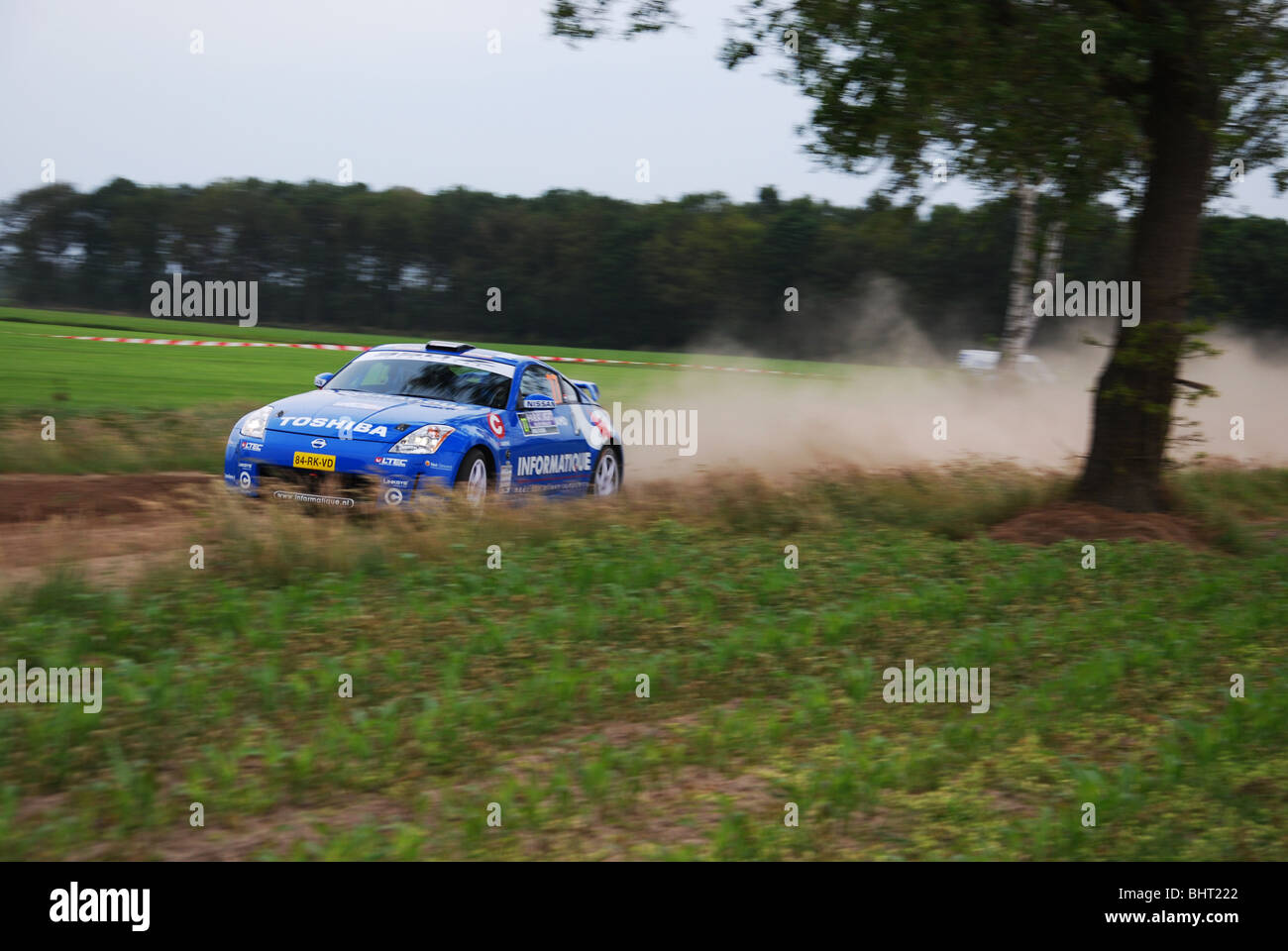 Nissan 350Z a 2009 Paradigit olandese-ELE rally Foto Stock