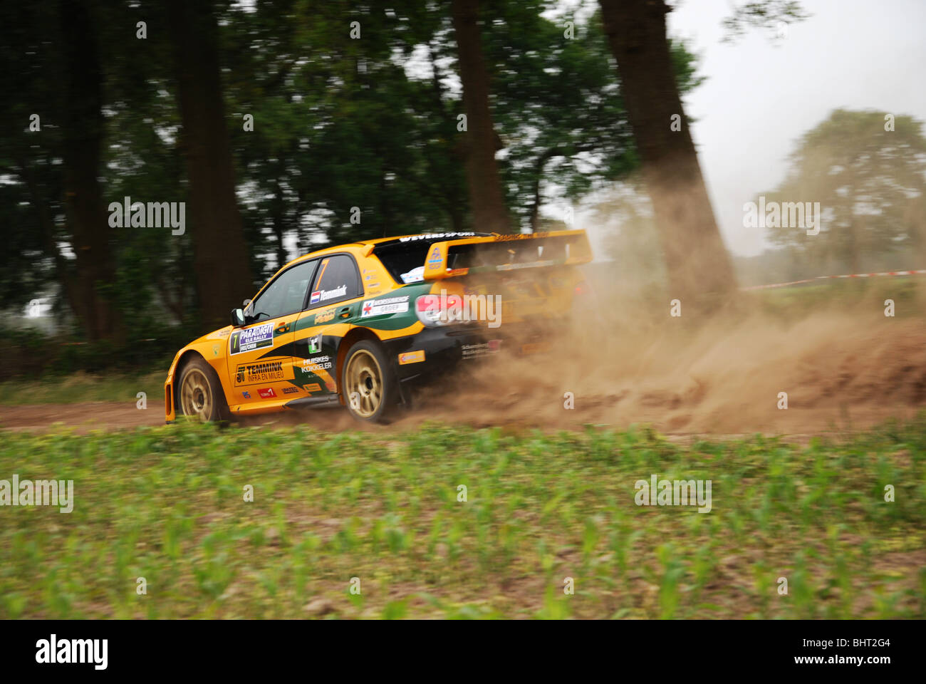 Subaru Impreza WRC S12 a 2009 Paradigit olandese-ELE rally Foto Stock