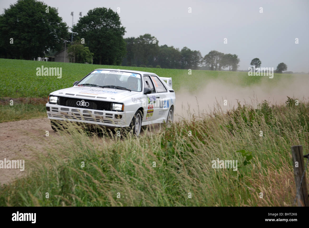 Audi Quattro a 2009 Paradigit olandese-ELE rally Foto Stock