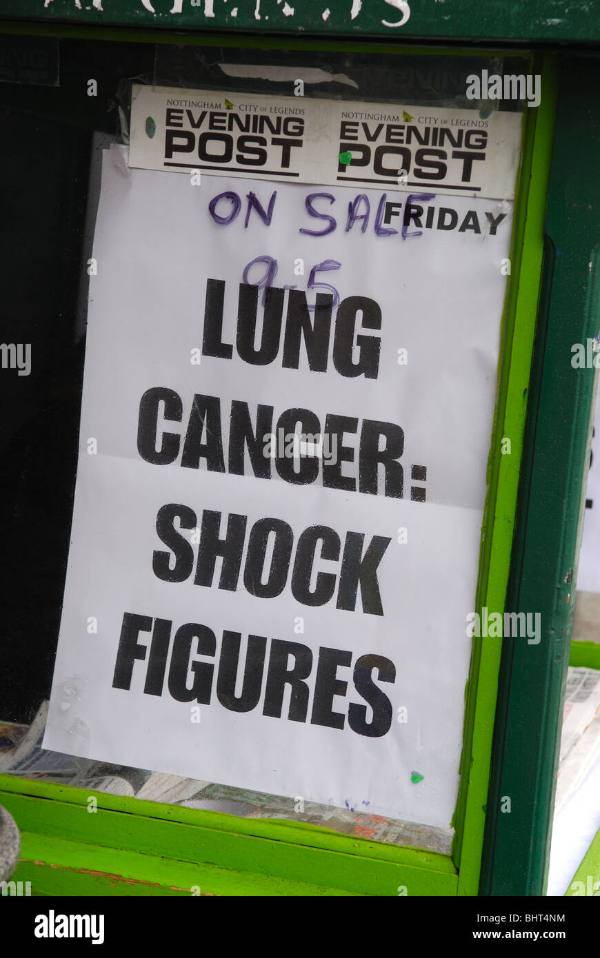 Giornale di bordo Bill ,il cancro del polmone . Foto Stock