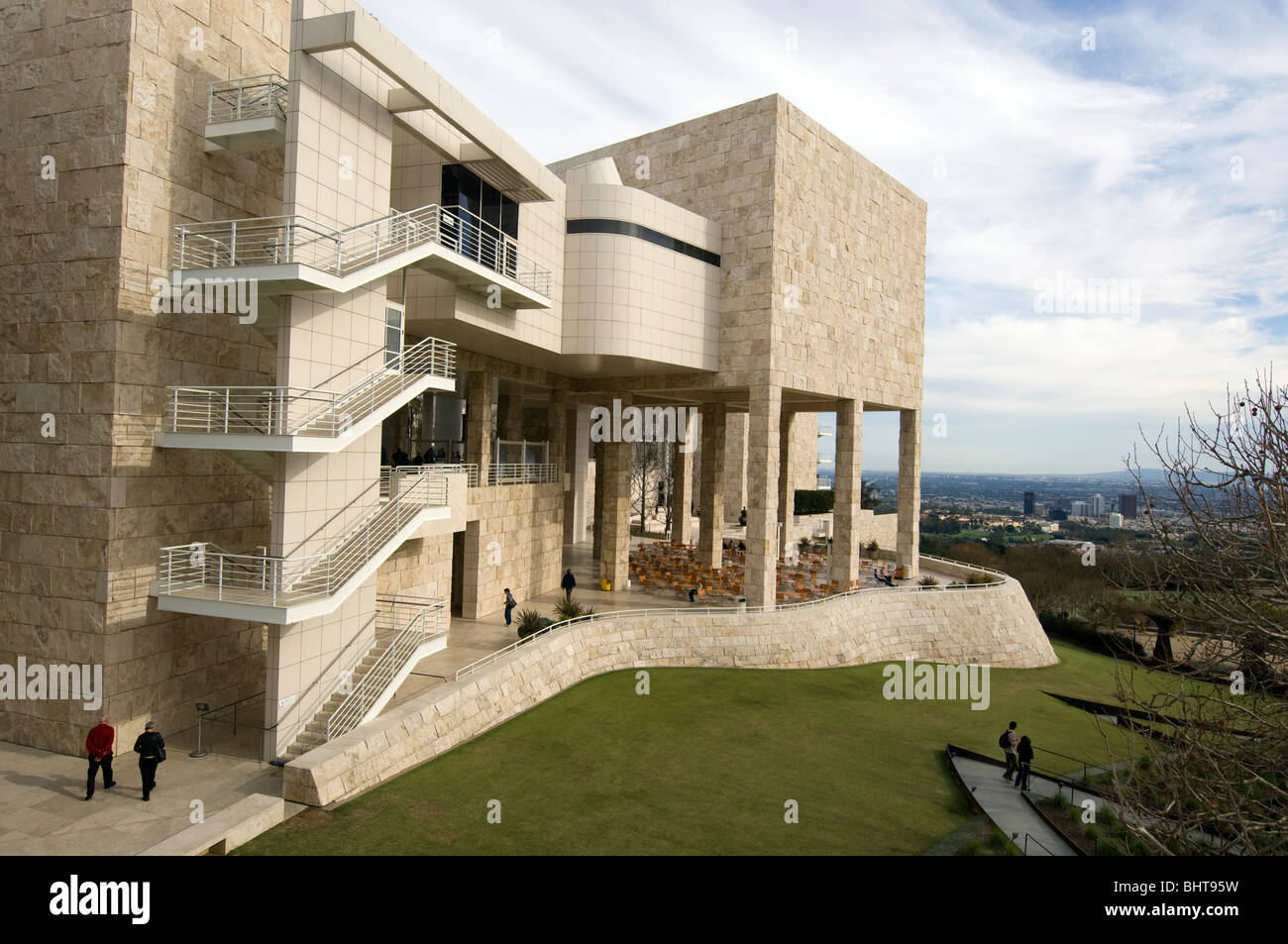 Il Getty Center per le Arti in Los Angeles Foto Stock