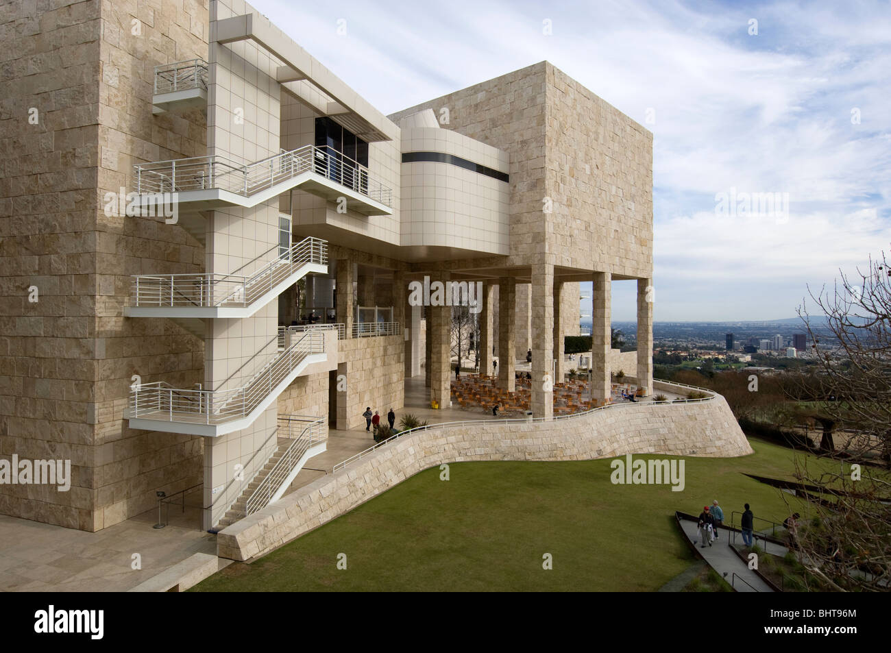 Il Getty Center per le Arti in Los Angeles Foto Stock