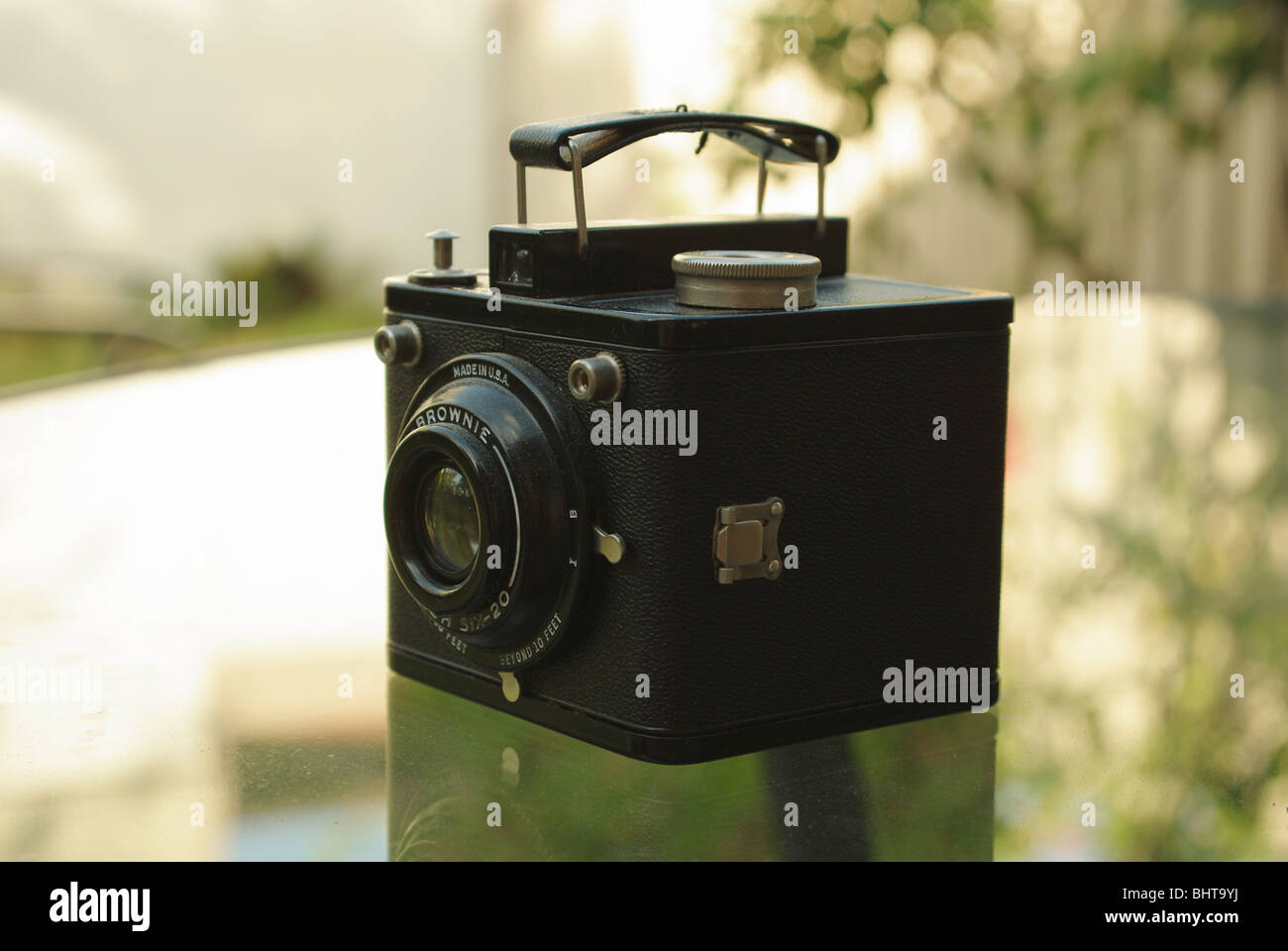 Kodak Brownie Flash sei-20 telecamera box 1946 circa Foto Stock